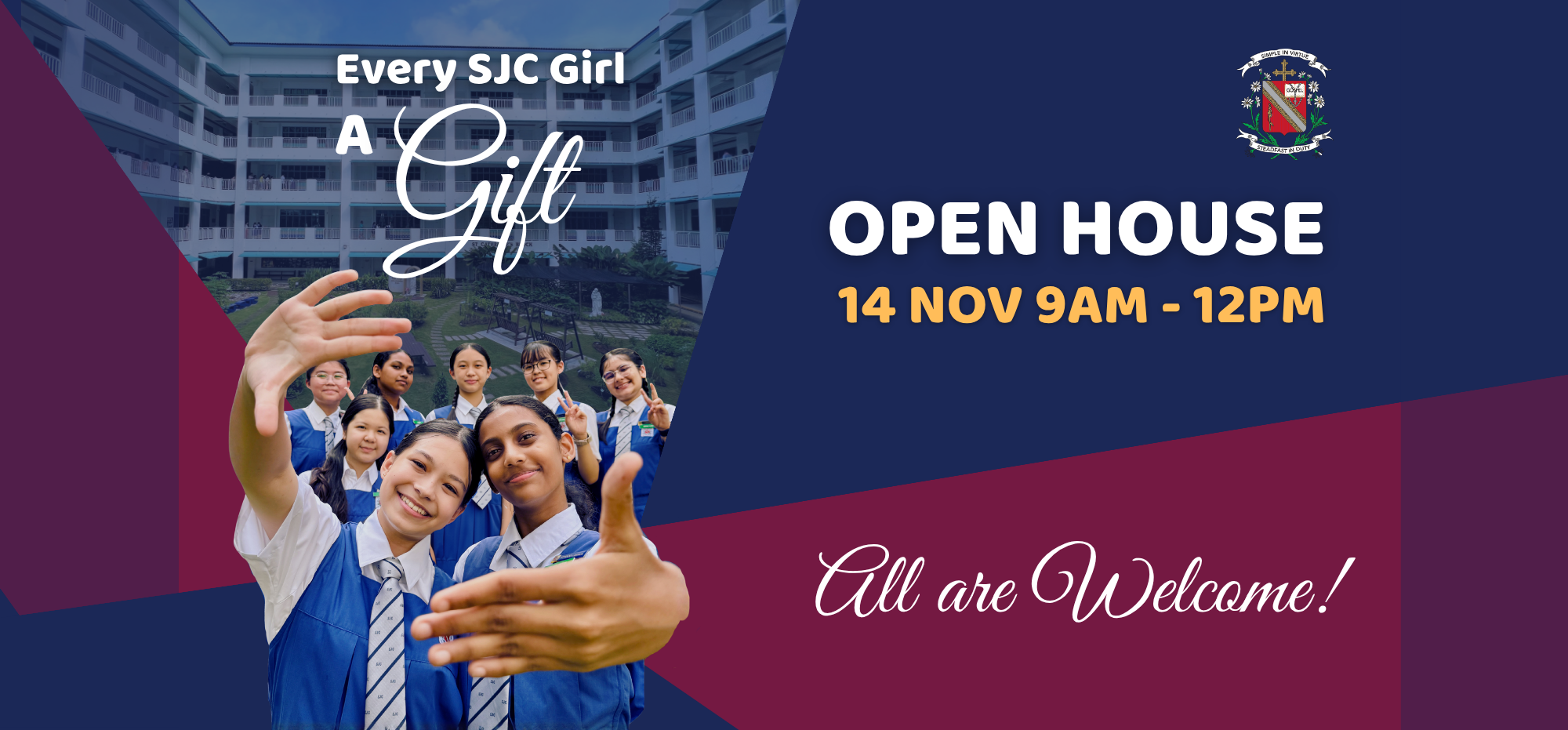 poster regarding open house